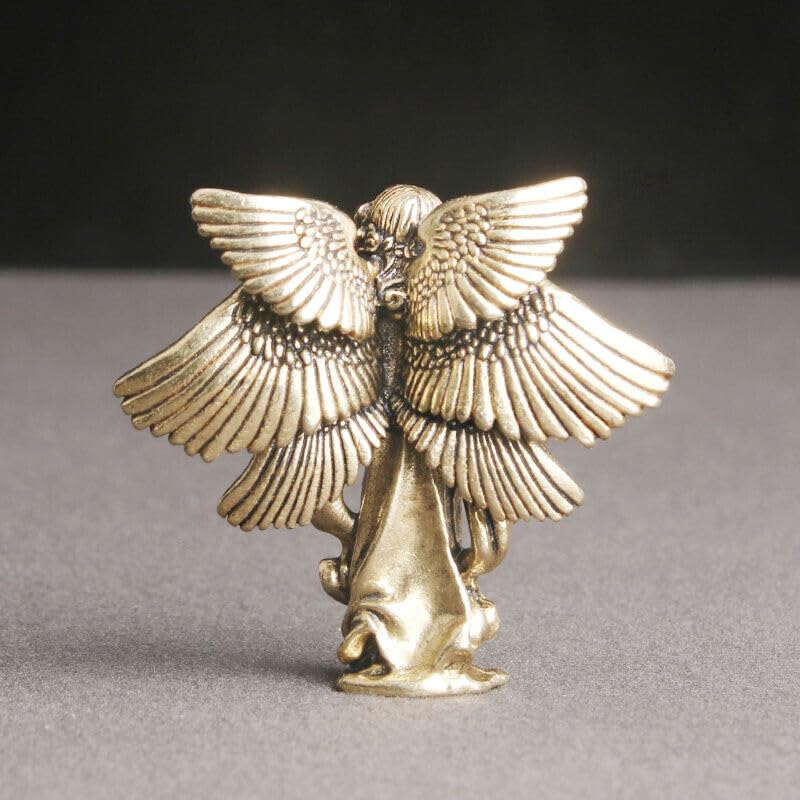 Figura Ángel de Latón Sólido Pequeña miniatura 3