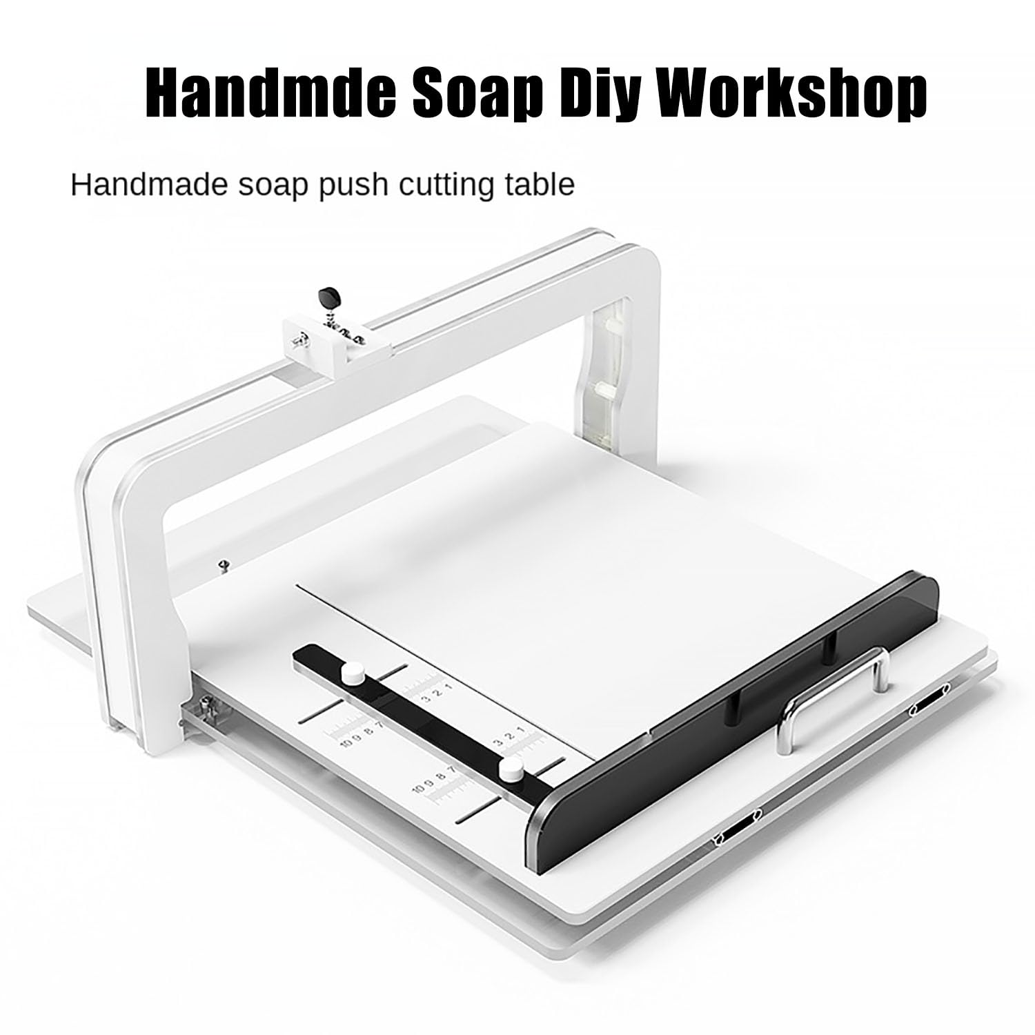 Set di tagliapone realizzato a mano, con doppia fila di marcature graduate, foglio acrilico trasparente, per la realizzazione di sapone fai da te, taglio di pagnotta e torte