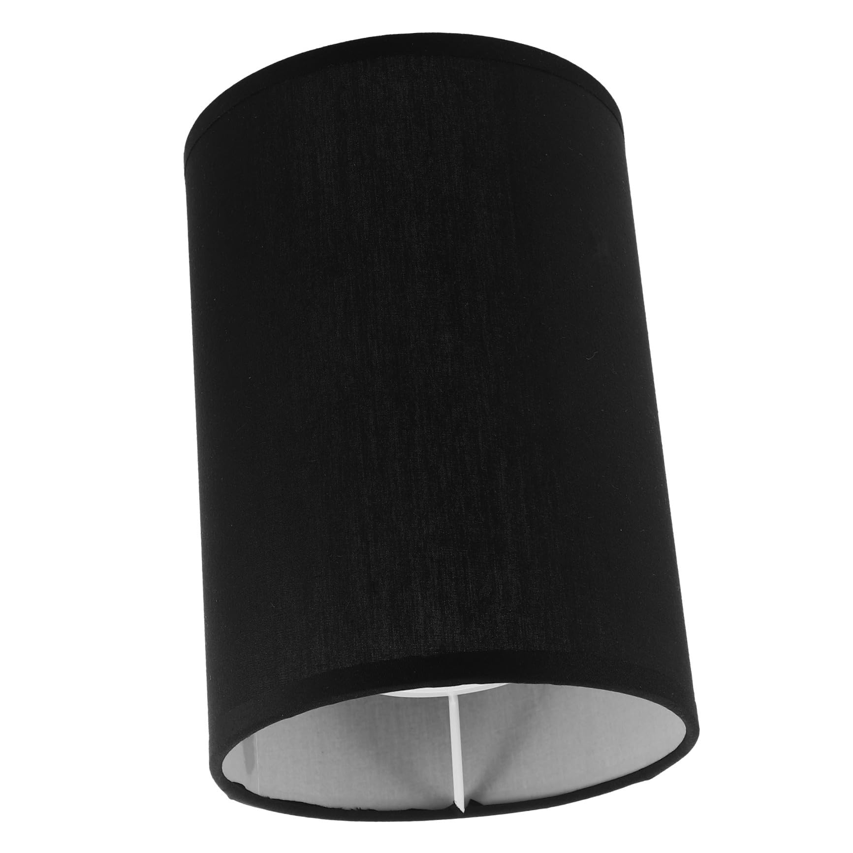 HOLIDYOYO E27 Light Socket Lamp Shade for Floor Lamp Black Round Decorative Made of Fabric and Iron Easy to Install with Simple Craftsmanship Suitable for Bedroom or Kitchen