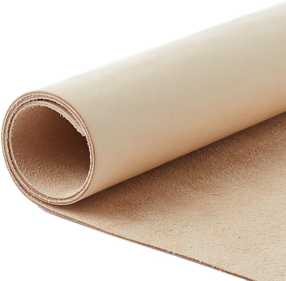 CP 4-5oz Veg Tan Leather - Tooling Leather Sheet - Rawhide Cowhide (12" x 24")
