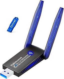 Hakimonoe USB 3.0 WiFi Adapter for PC Desktop, AC1300Mbps Dual Band 2.4G 5G Wireless Network WiFi Dongle Enhanced Antenna Price In India