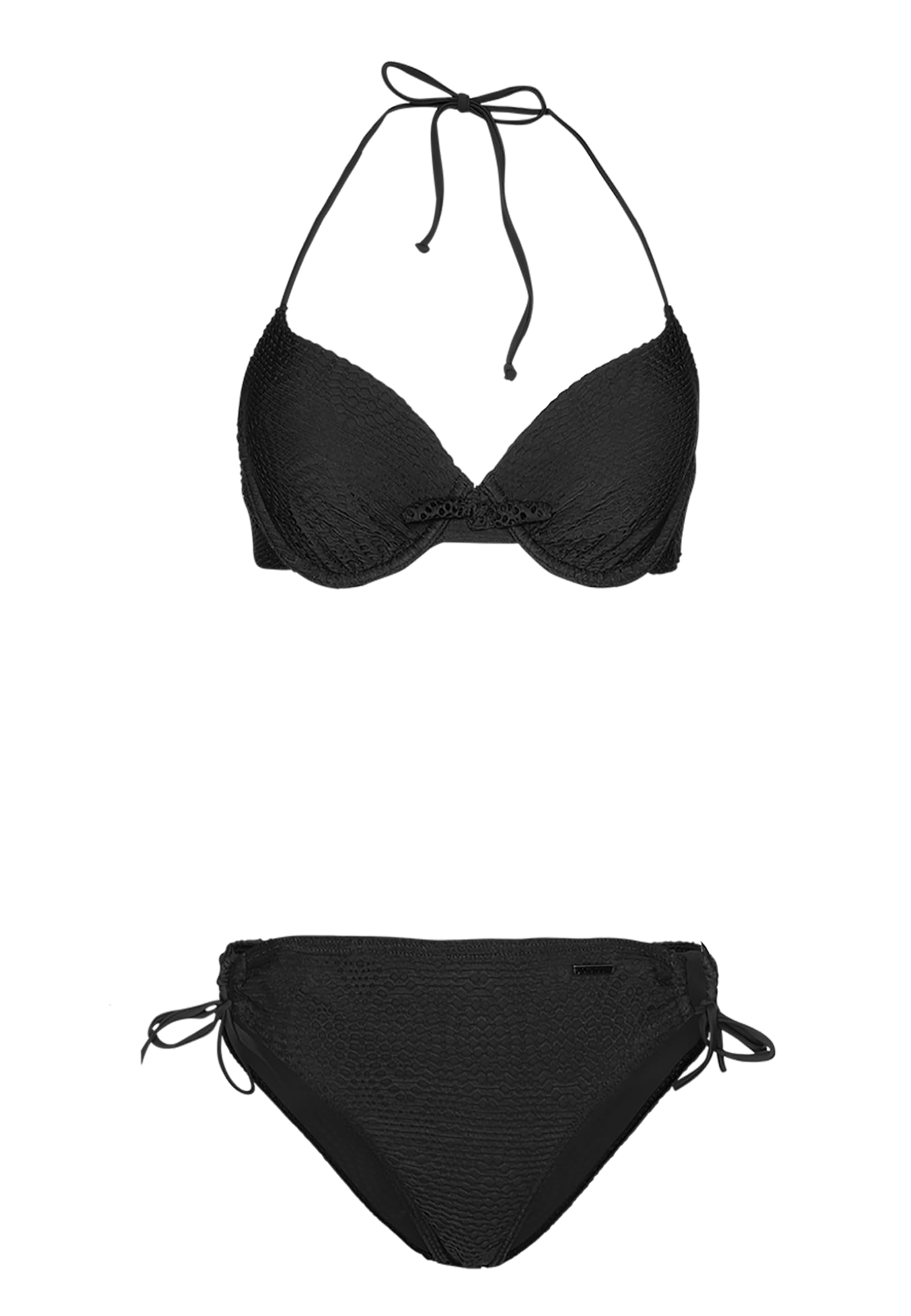 Protest Bulb Ccup Women's Bikini, womens, Women's Bikini, 7622601, True Black, XS