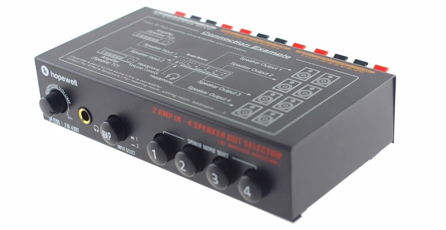 PYLE 8 チャンネル ハイパワー ステレオ スピーカー セレクター Amazon | PYLE PSS8 High-Power Stereo Speaker Selector (8