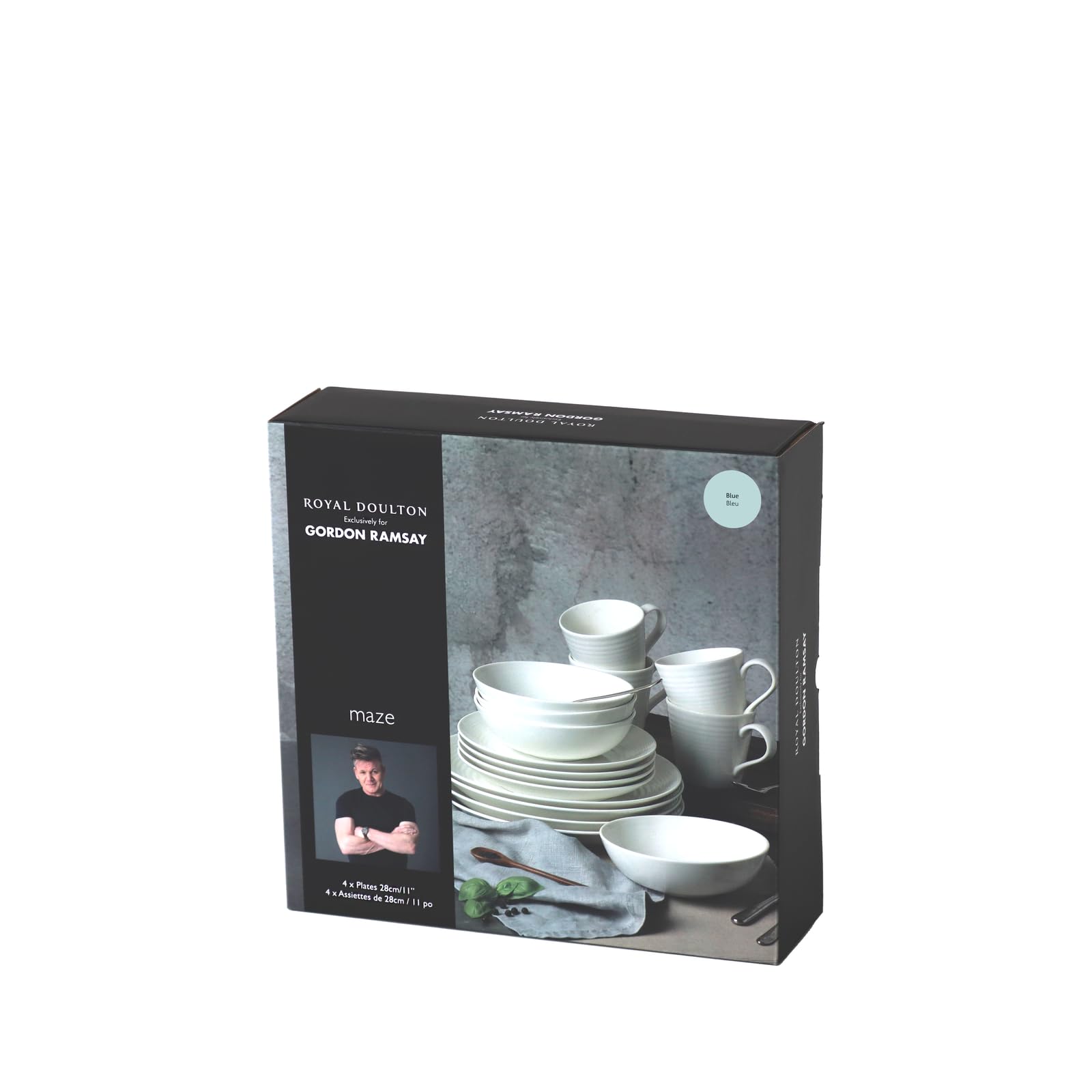 Amazon.com | Royal Doulton Exclusively for Gordon Ramsay Maze Blue