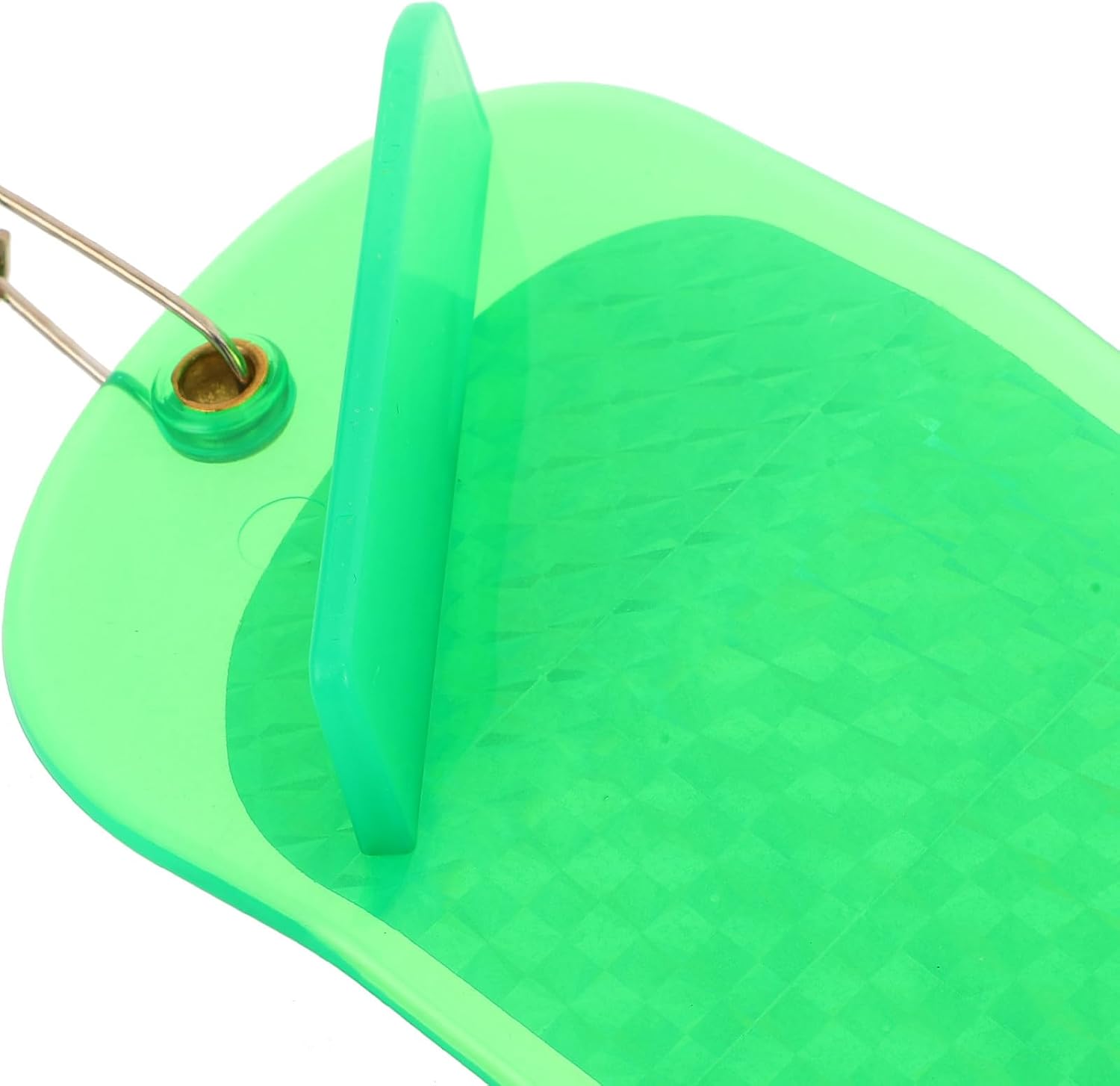 SOLUSTRE Light Green Abs Fishing Trolling Flasher Stable Underwater Posture and Universal Compatibility for Boat Fishing and Freshwater Predatory Fish