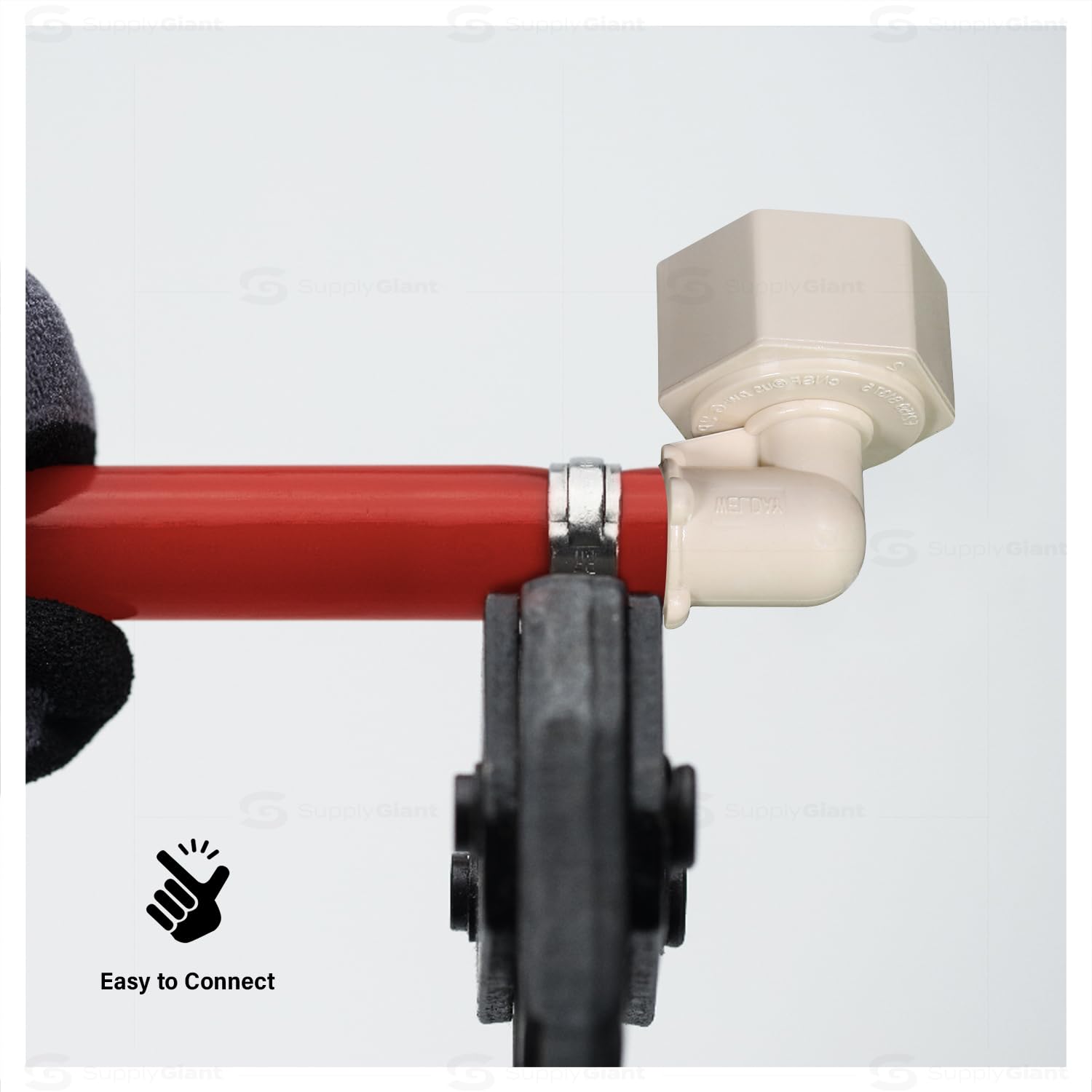 Everflow Supplies PPSL3434 - Gomito in polilega bianca senza piombo con raccordi filettati Pex a femmina, 3/4" x 3/4"