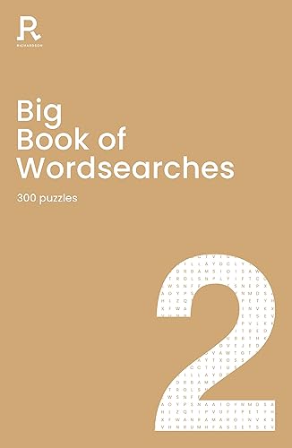 Big Book of Wordsearches Book 2: a bumper word search book for adults containing 300 puzzles (Richardson Puzzle Books)