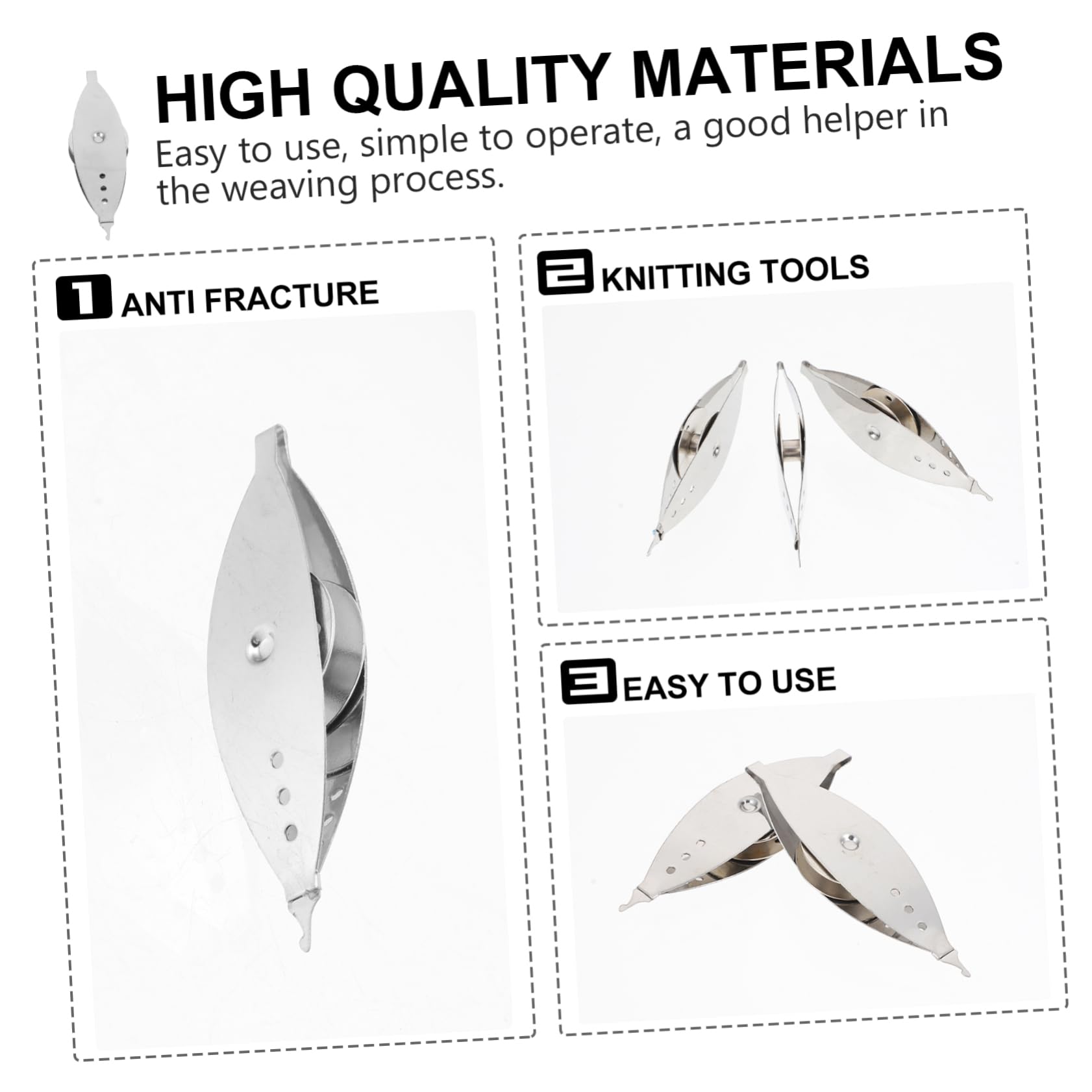 Angoily 12 Piezas Metálica para Tejer Herramienta Manual de Alta Resistencia para Encaje y Artesanía DIY Ligera y Duradera para Amantes