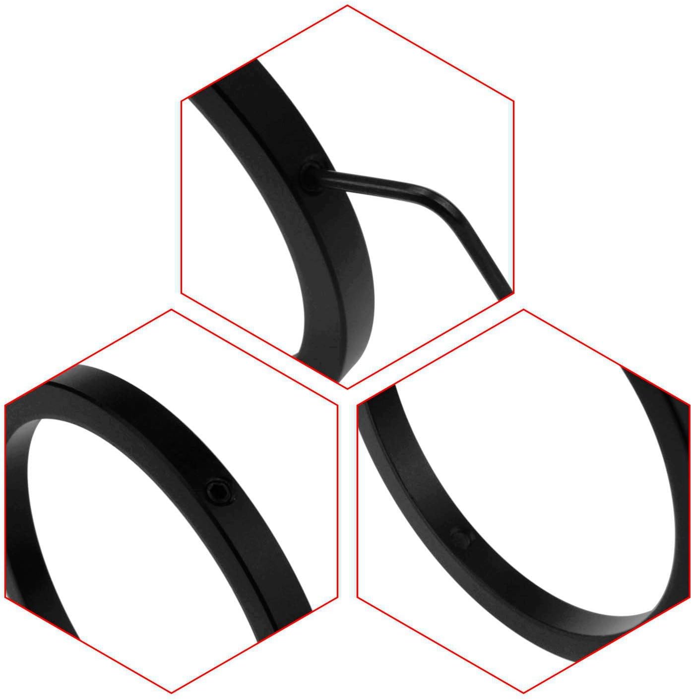 Astromania Astronomical 2"/M48-extension Tube Kit for Cameras and eyepieces - Length 5mm 10mm 20mm 30mm - Bundle with - 2 Inch Eyepiece Parfocal Rings Set of Two