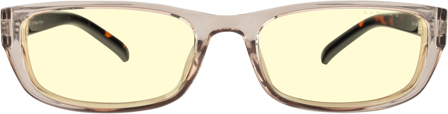 GUNNAR Womens Computer Glasses - Elin Rose Tortoise Amber Lens - Blue Light Blocking Anti Glare