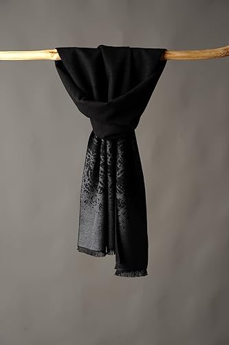 Miniatura 4 de CUDDLE DREAMS Bufandas de seda para hombres para el invierno, 100% seda de morera cepillada, lujosamente suaves y cálidas, empaquetadas en una caja