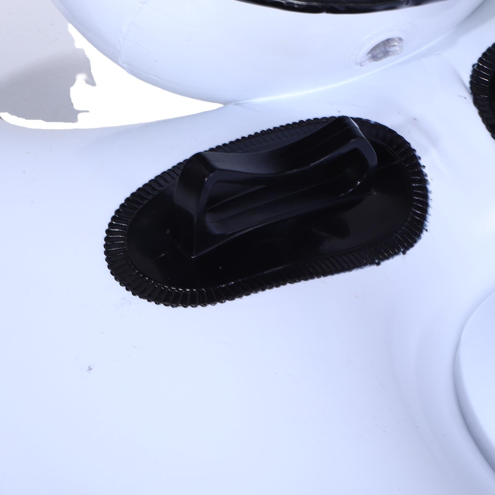 Tubo da neve gonfiabile, pupazzo di neve, tubo da slitta gonfiabile, in PVC spesso invernale con manici robusti per divertimento all'aperto in famiglia