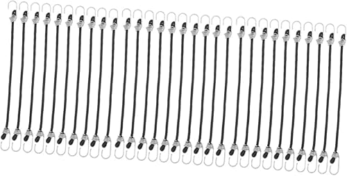 YARNOW 30 piezas de cinturón de cuerda elástica para fijación de equipaje, cuerda elástica de sujeción para bicicleta, correa de ajuste de carga,