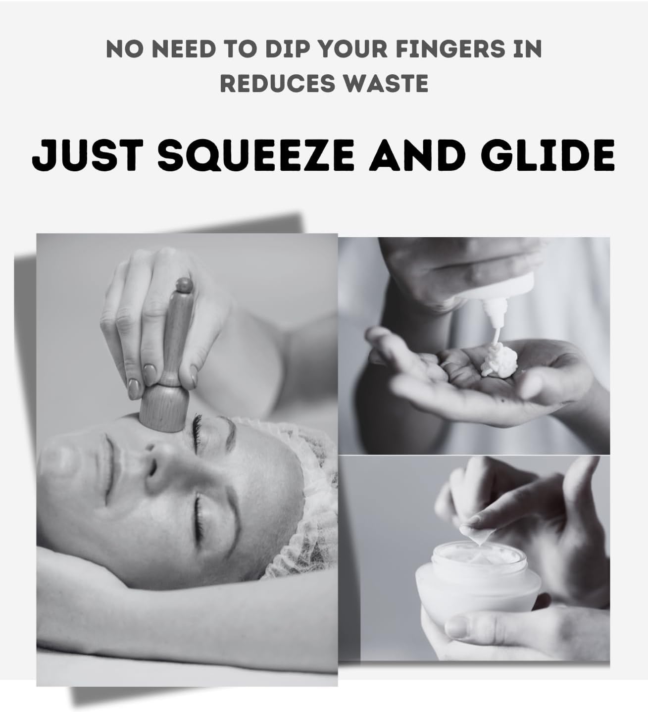 Eye Roller Bottle 1+3 Ball Massage Empty Eye Cream Squeeze Tubes Lip Gloss Squeeze Tubes Essential oil Roller Tubes Makeup Sample Bottles Travel Makeup Squeeze Bottles 4PCS