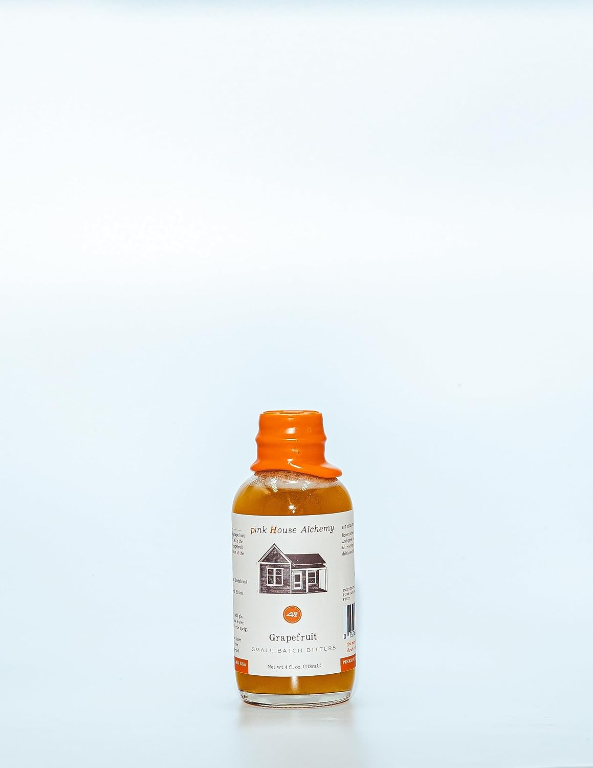 Pink House Alchemy Grapefruit Cocktail Bitters, 4 oz, Handcrafted Citrus Aromatic Drops, Palomas, Tonics & Other Cocktail Drinks, All-Natural