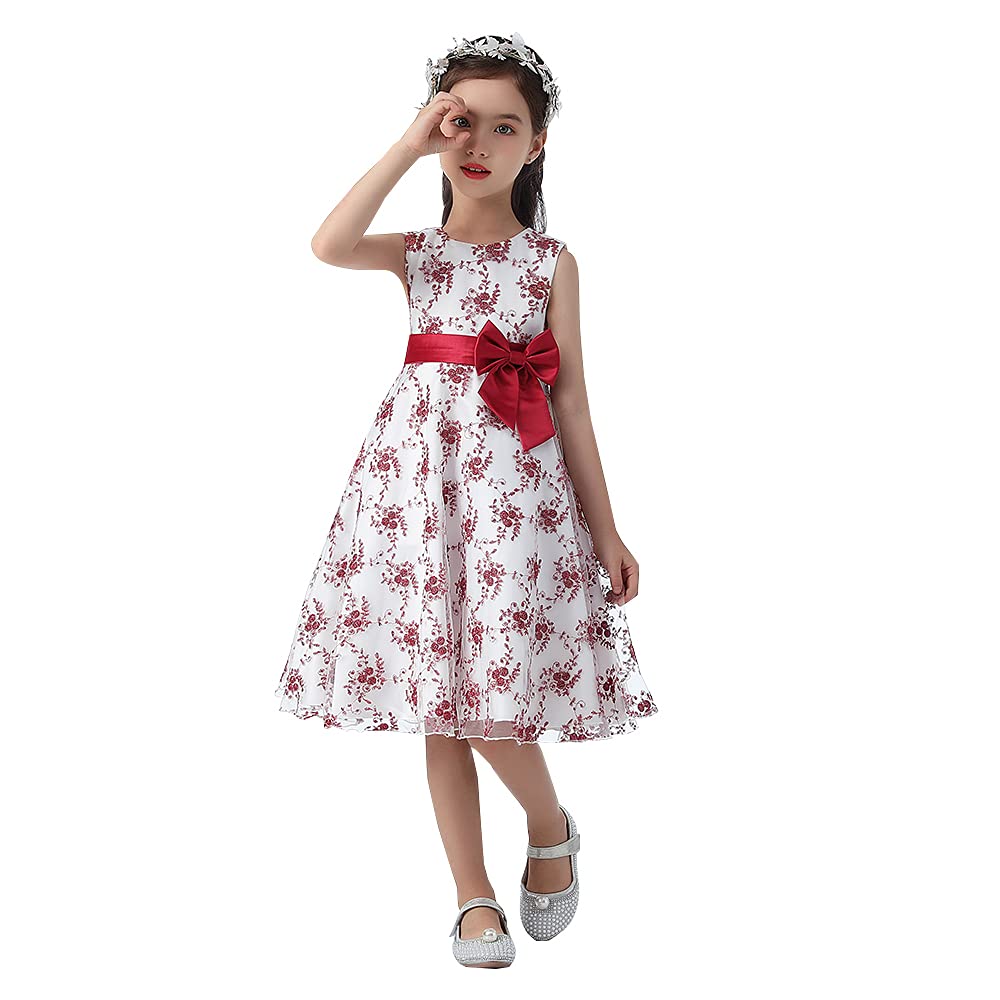 Cichic Girls' Party Flower Wedding Elegant Formal Dress 2-10 Years — view 18