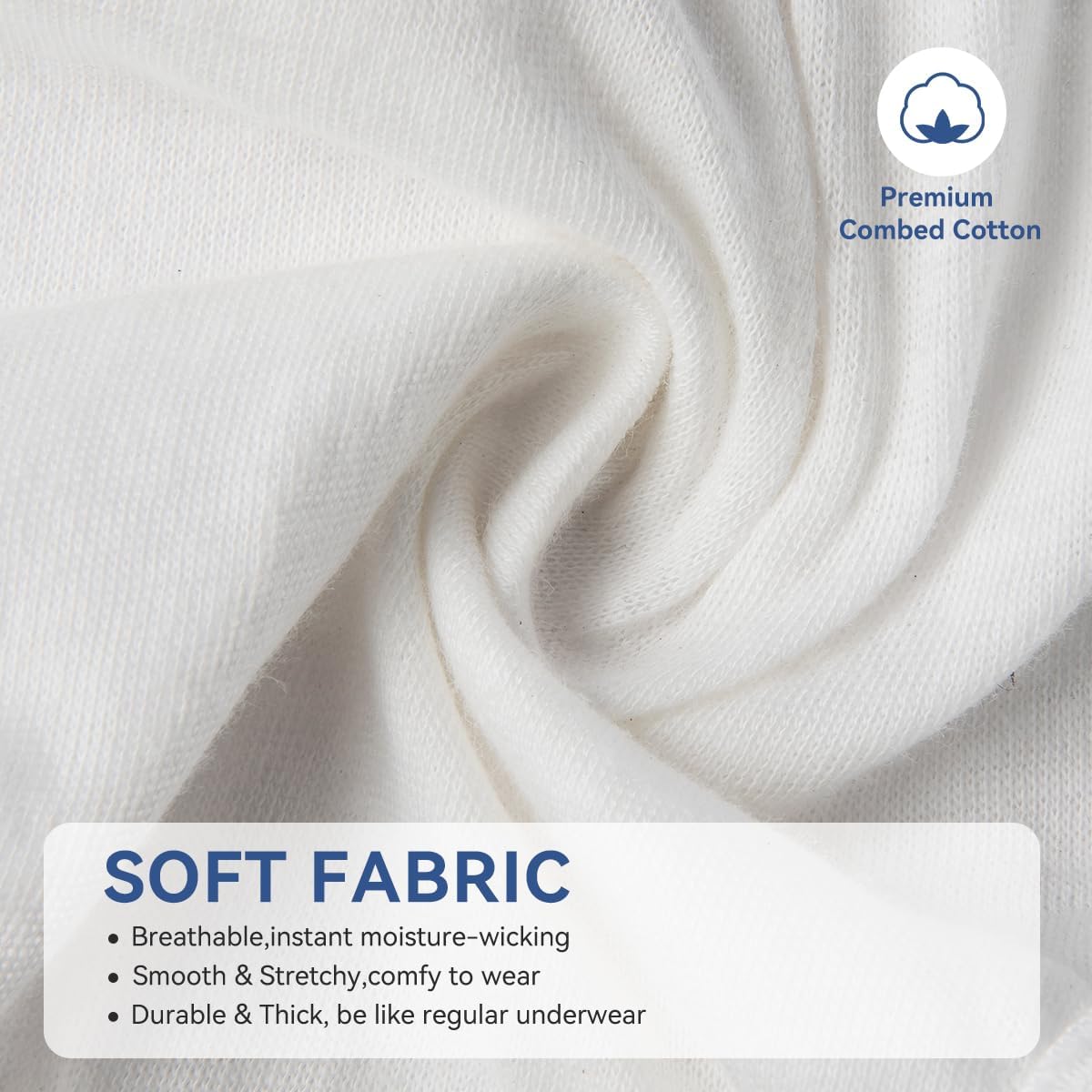 10 Packs Mens Disposable Underwear Briefs,100% Cotton Portable Brief Panties for Travel Spa Hospital Emergencies - Image 3