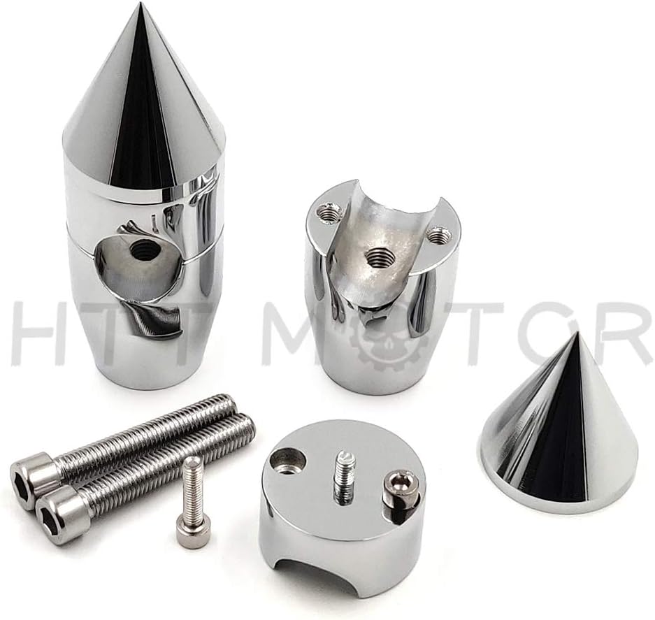 HTTMT MT030-005-1-CD Chrome Handlebar Risers Compatible with Shadow Spirit 750 Aero VTX 1300 C 1800N Valkyrie