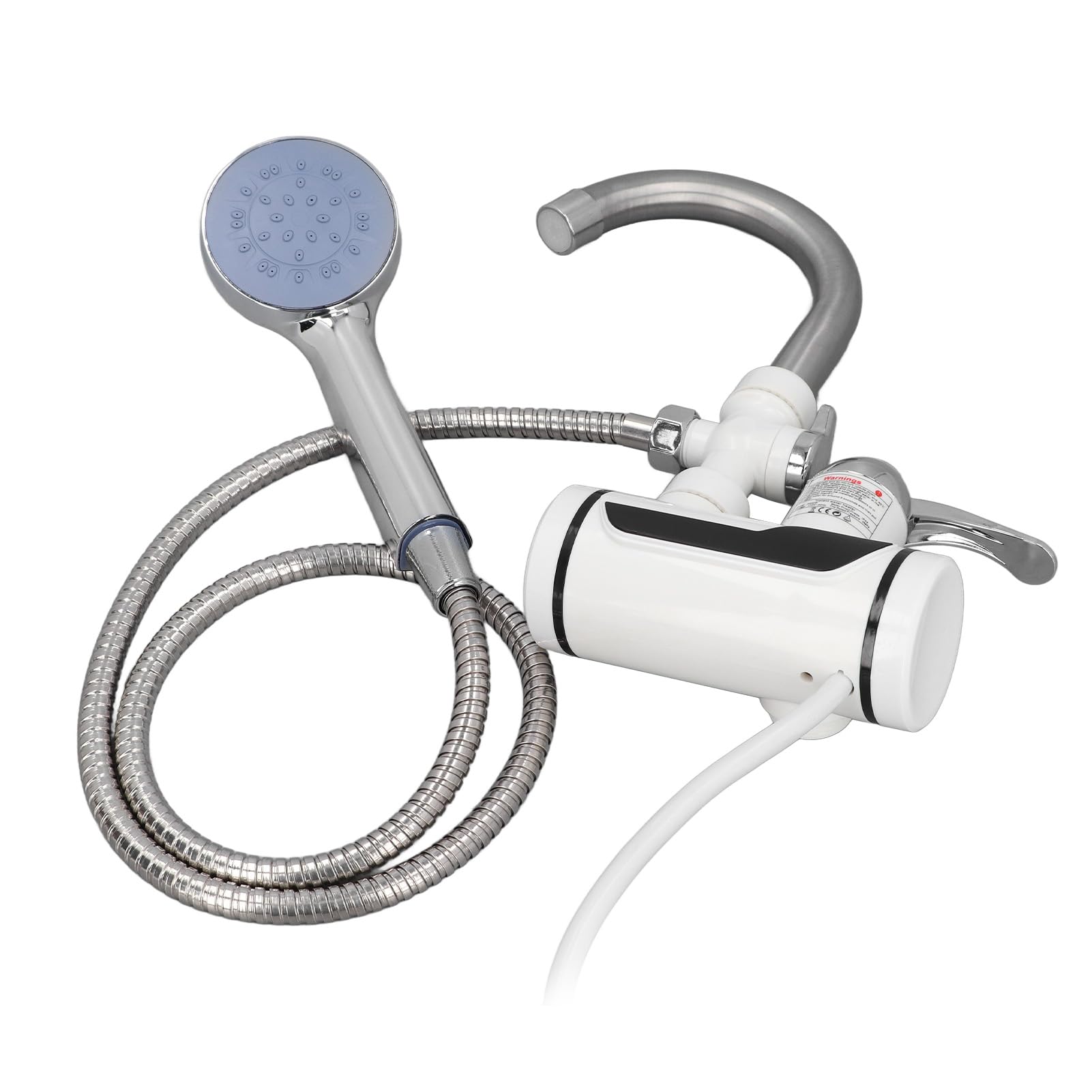 Podgrzewacz Wody, Kran Elektryczny z ciepłą wodą 3000W 1m Kabel do łazienki (Wtyczka UE 220-240 V)