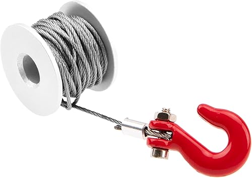 Miniatura 1 de ShareGoo 25T - Rueda de cabrestante servo compatible con Traxxas TRX-4 Axial Scx10 D90 D110 90046 Tamiya CC01 110 RC Crawler (plateado)