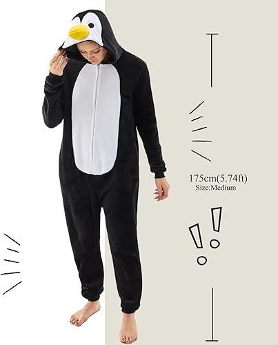 Miniatura 5 de NEWCOSPLAY Unisex Adult Onesie Pajamas Animal One Piece Costume Cosplay Sleepwear