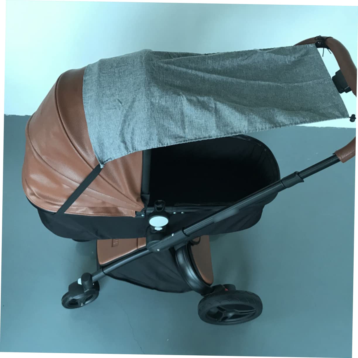 UPKOCH Universal Baby Stroller Sunshade Cover UV Protection Adjustable Canopy Attachment for Infant Strollers Lightweight and Portable Sunshade for Outdoor Use