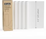 4 Rolls Thermal Printer Paper 8.5''x11'', US Letter Size Thermal Printing Paper Roll, Thermal Paper Compatible with Phomemo, POLONO, Gloryang, JADENS Portable Thermal Printers