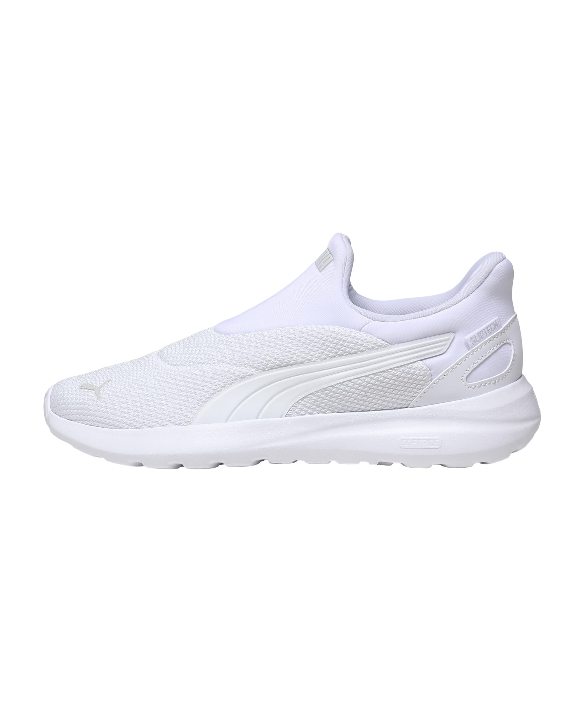 PUMA SOFTRIDE Cosmic SLIPTECH Sneaker, Unisex Bianco-Cool Light Gray, 38,5, Puma Bianco PUMA Bianco Freddo Grigio Chiaro, 38.5 EU