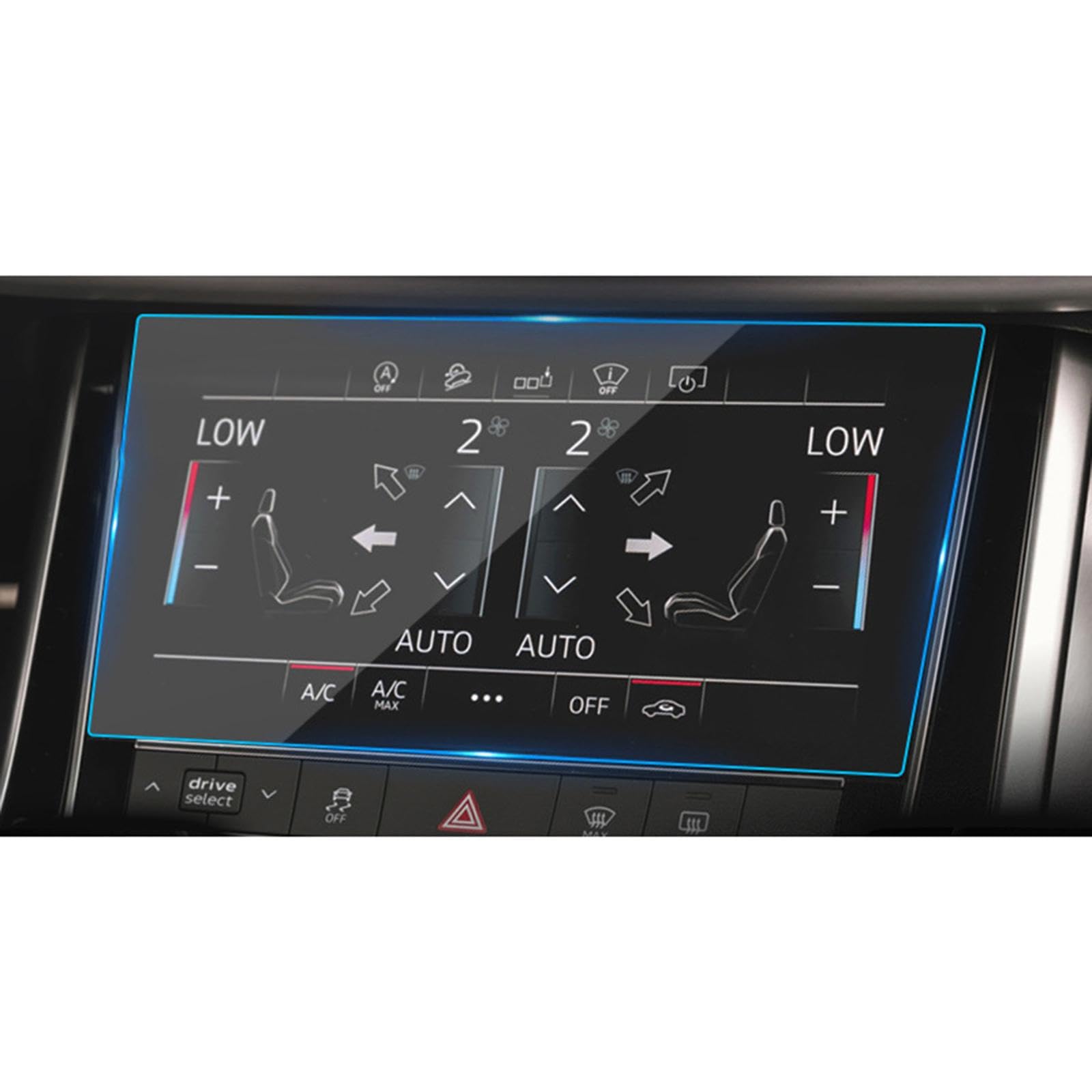 Film protection d'écran voiture anti-rayures pour Audi Q7 Q8