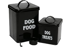 Morezi Farmhouse Dog Food Storage Container - Perfect for Kitchen Countertop & Shelf