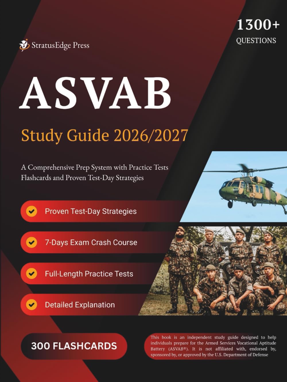 ASVAB STUDY GUIDE 2026/2027: A Comprehensive Prep System with Practice Tests, Flashcards, and Proven Test Day Strategies