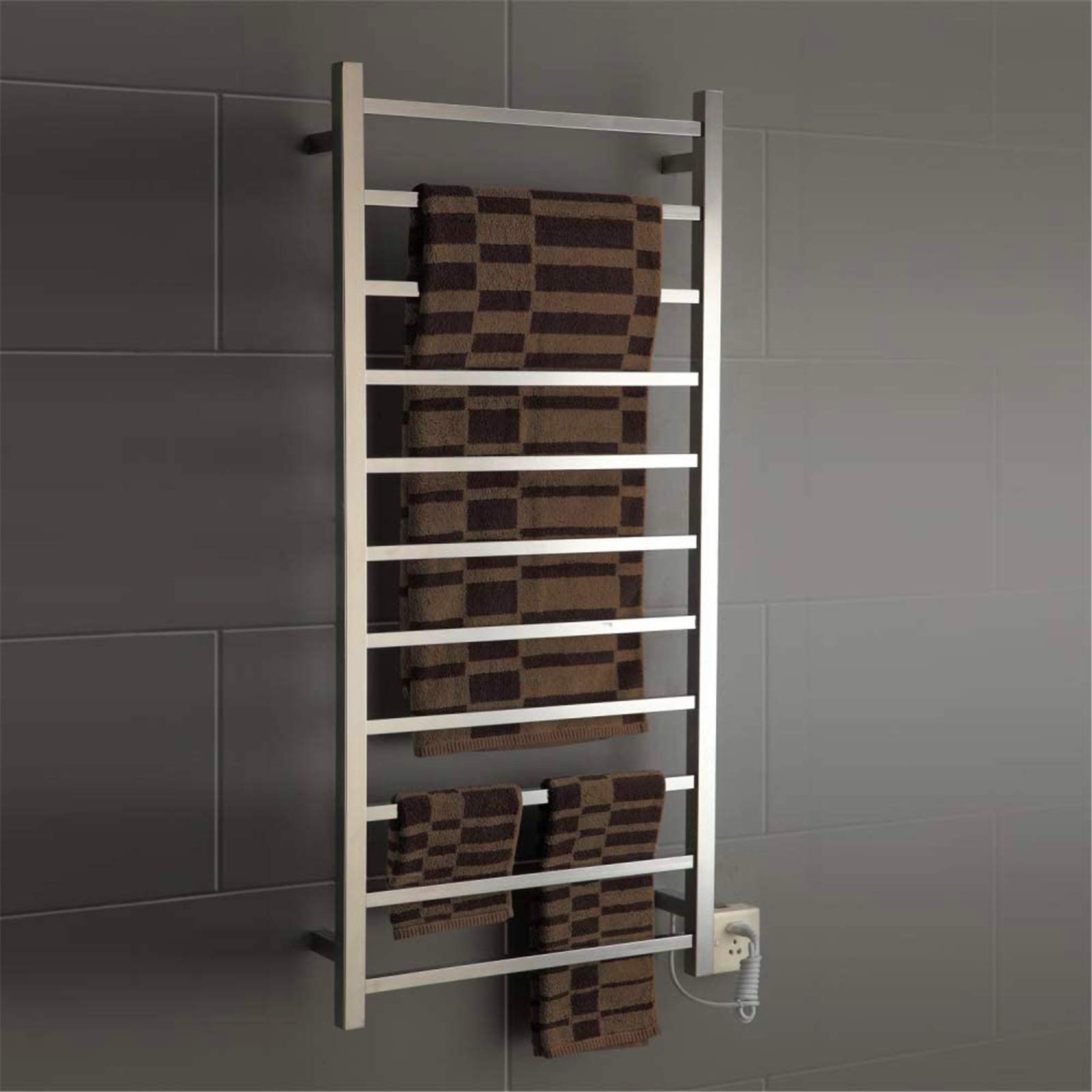 Barra riscaldante da Parete per Bagno, scaldasalviette Elettrico da 110 W a Risparmio energetico, Hardwiring