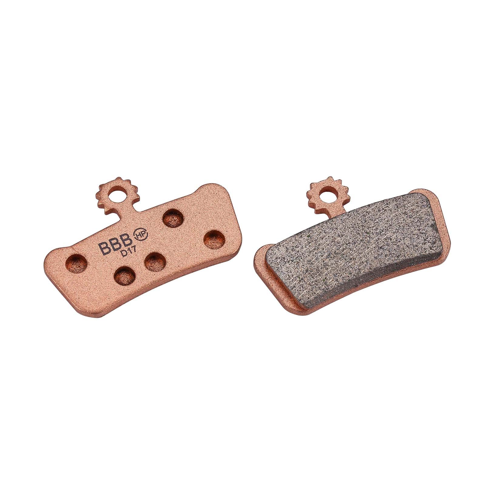 BBB Cycling Disc Brake Pads Sintered SRAM & Avid Compatible Perfect For Highspeed & Downhill Pre Sanded DiscStop HP Sintered BBS-39S