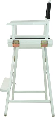 Miniatura 181 de Casual Home - Silla de director de 30 in, marco blanco, con lona color blanco, altura de barra