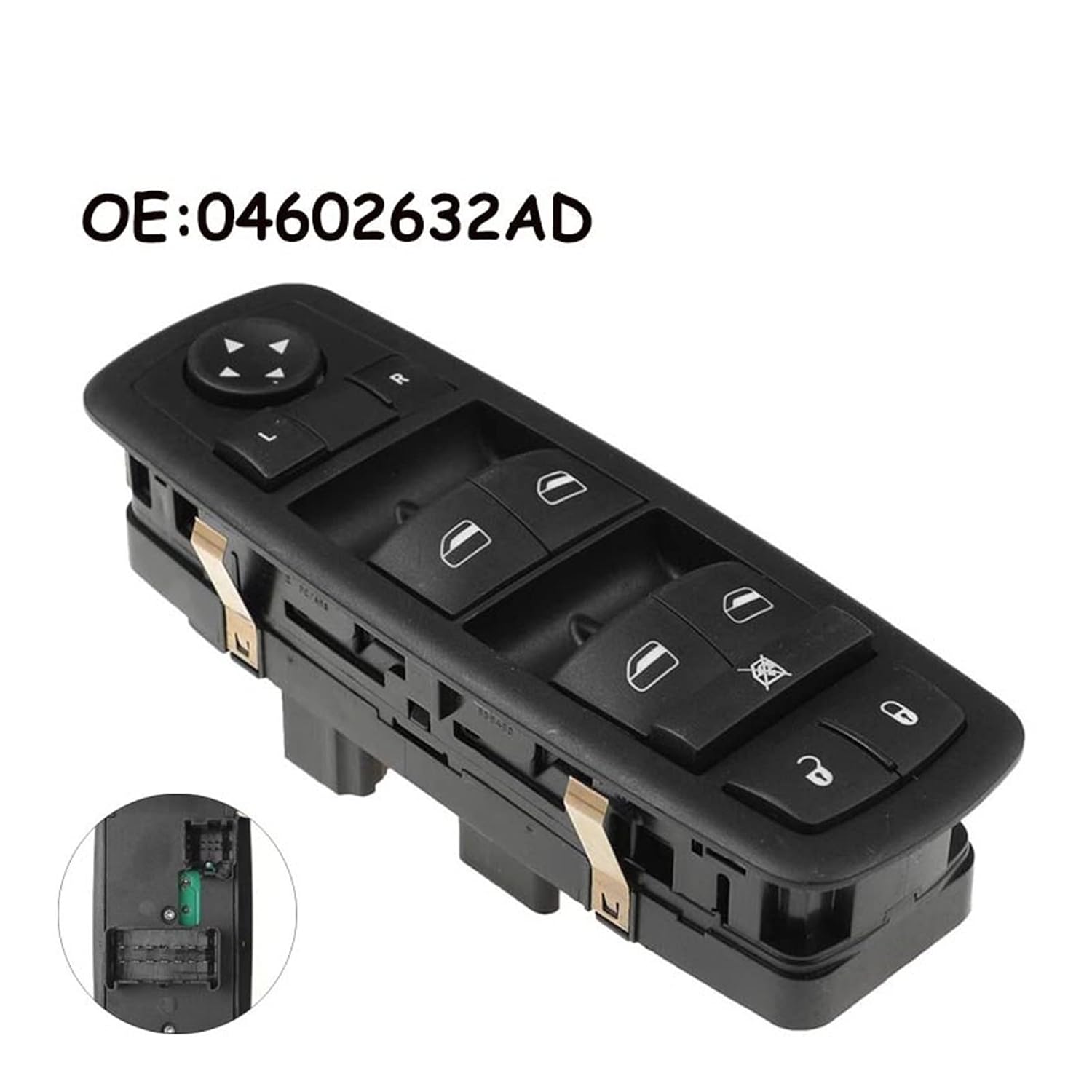 Window Button Electric Power Window Master Control Switch for Jeep for Liberty 04602632AD 04602632AC 4602632AG 4602632AH Car Window Regulator Switch