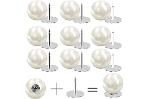 Atlodas Cute Bear No Sew Buttons 10 Sets Pearl Buttons for Crafts