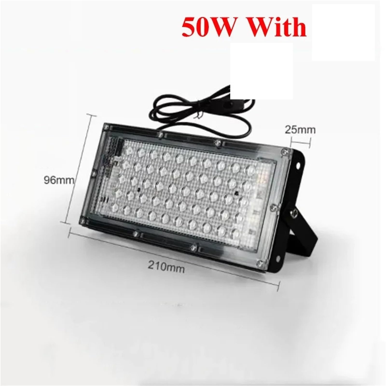 Luce UV, Lampada a raggi ultravioletti UV a LED da 50/100/200/300 W, 395 nm, impermeabile, con polimerizzazione UV, for illuminare(50W)