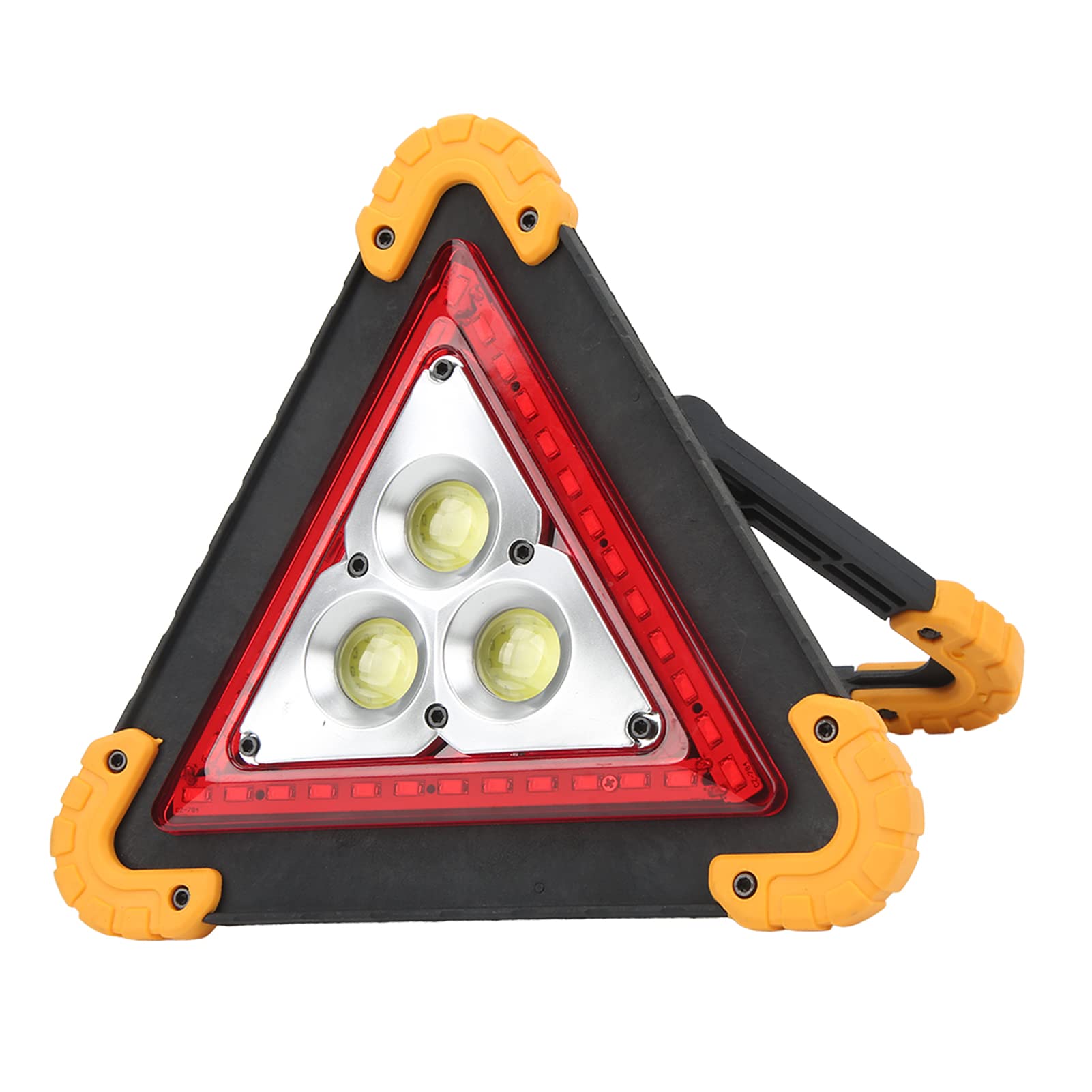 Pyhodi Lampada Triangolo Avvertimento Auto, Lampada LED Portatile per Riparazione Malfunzionamenti Proiettore di Emergenza 4 modalità, 1500lm Super Luminoso, Luce di Emergenza