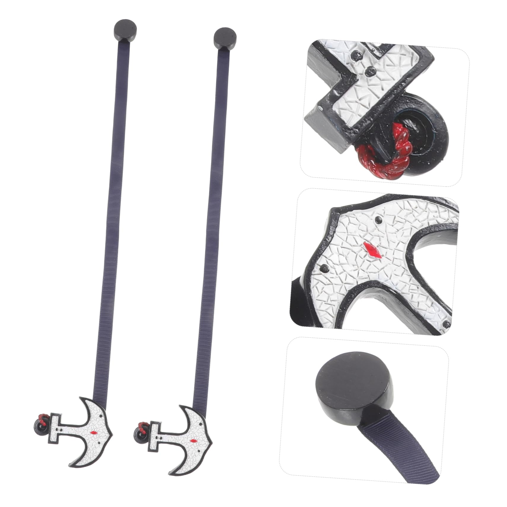 4 Ensembles Attaches Rideaux Ancre Accessoires Décoratifs pour Fenêtres Sangles pour Draperies 2 Pièces * 4