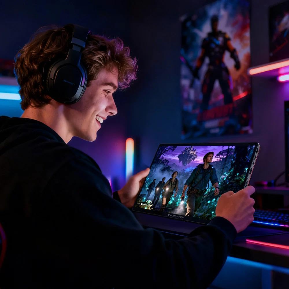 ONEXPLAYER Super V Gaming PC | Intel Core Ultra X7 358H + Arc B390| 14" 2.8K AMOLED | 48 GB RAM + 1TB SSD | AI Workstation portatile ibrido portatile con tastiera magnetica
