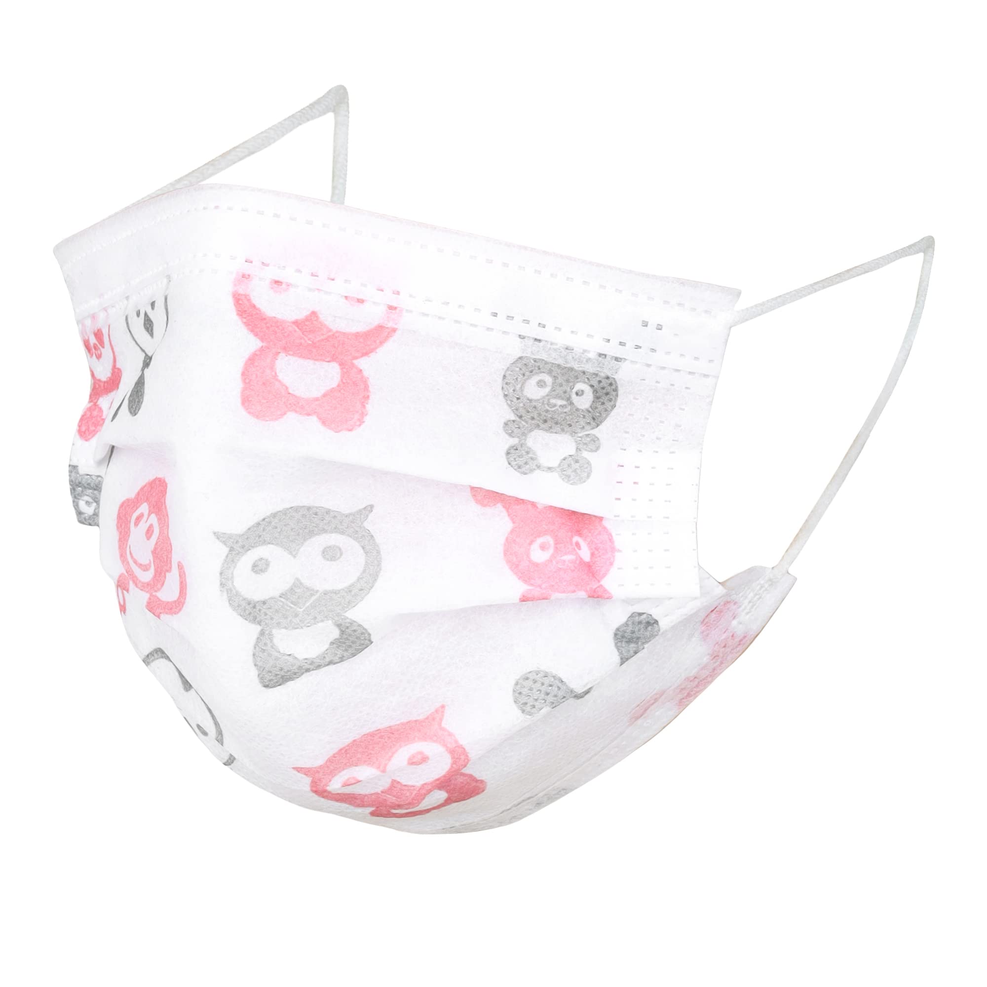 Mango People Kids 3-Ply Disposable Surgical Face Mask,Adjustable Nose Pin Printed White Colors (Pack of 100 Pcs Kids Face Mask), Nonwoven Fabric (B0B1VKB847) Amazon Price History, Amazon Price Tracker
