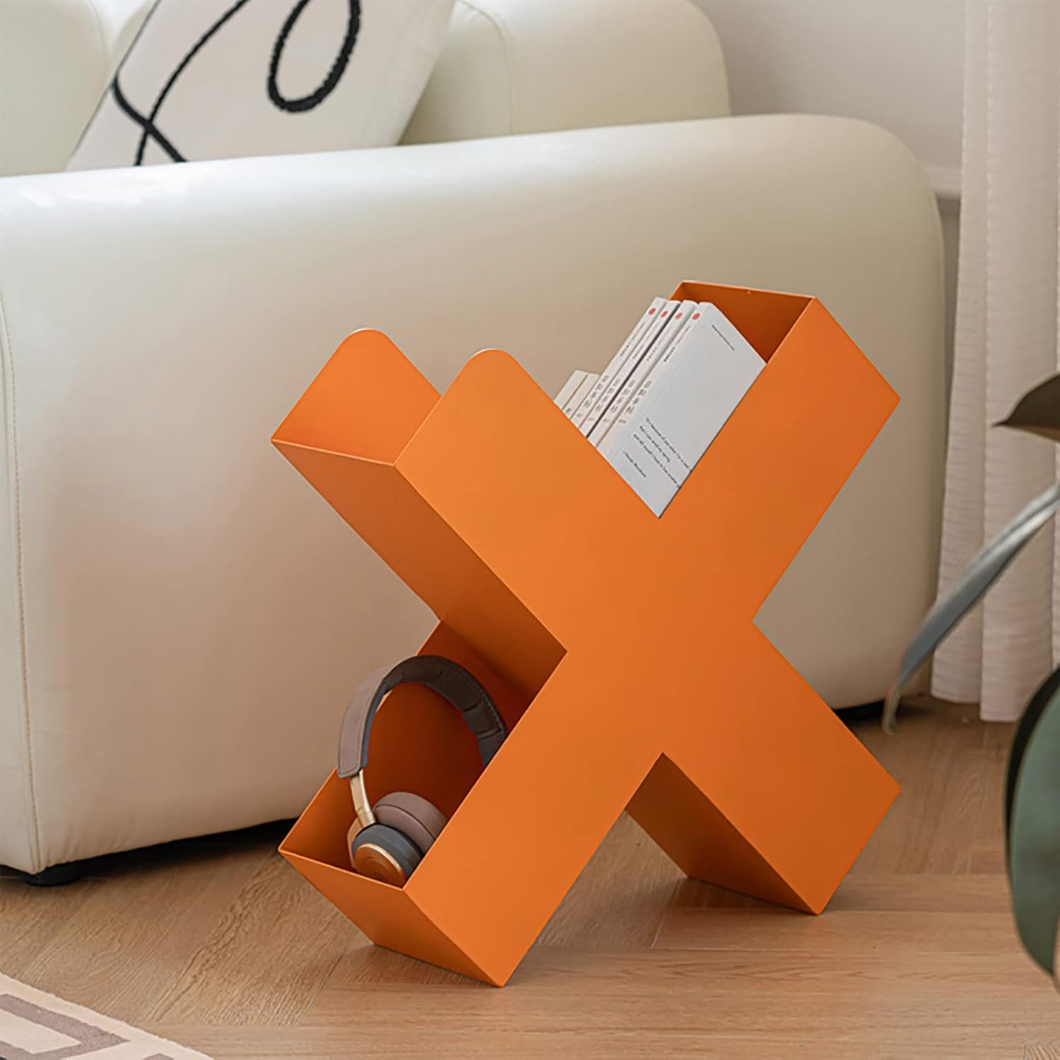 Buy QQXX Small Corner Shelf, Industrial Corner Bookshelf Small Bookcase