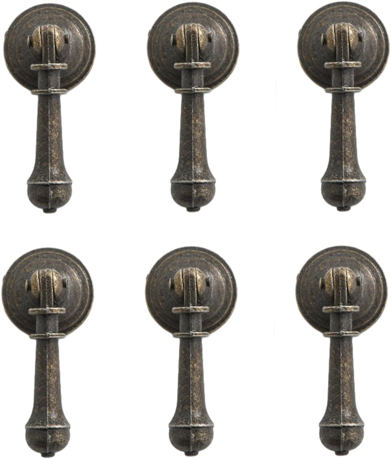 Tnbccxn 22*51Mm Cabinet Handles, Cabinet Handles,Dresser Knobs 6 Pack(Gold)(22*51Mm)