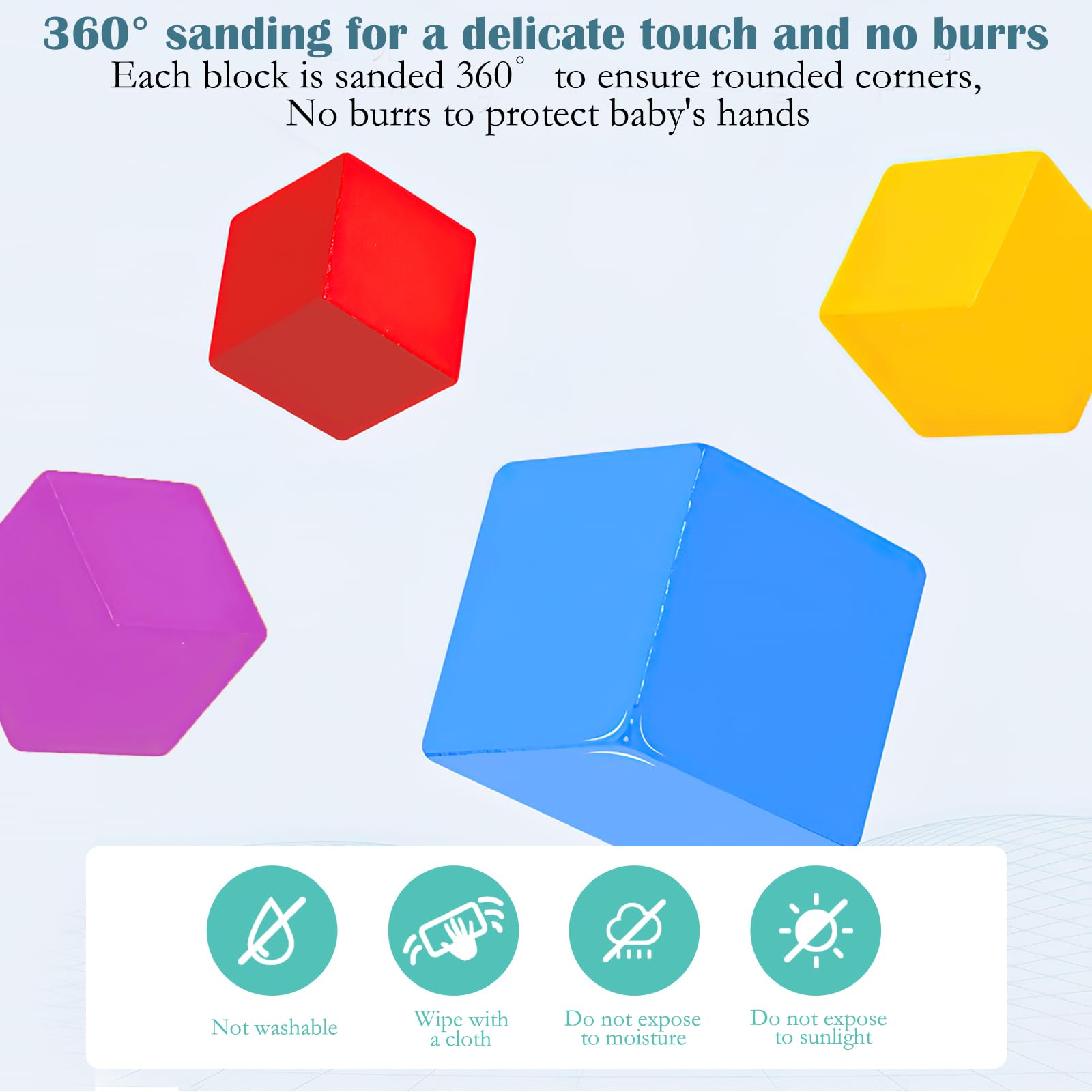 Puzzle de dés en bois Magique Cube, Blocs de Construction Jouets Jeu de construction 3D Puzzle Cube Jeu d'entraînement Cérébral Educatifs pour Enfants Jeu familial avec sonnette 47 Bricks+36 Cartes