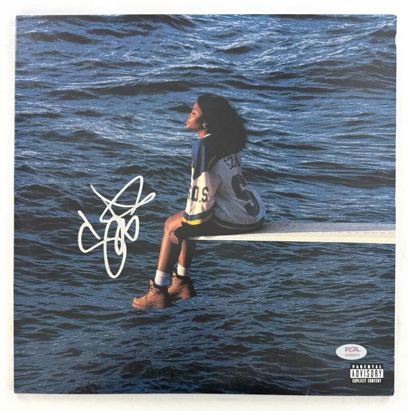 ASH  アルバム　LP CD サインあり Amazon.com: SZA Signed Autograph Album Vinyl Record LP - SOS with