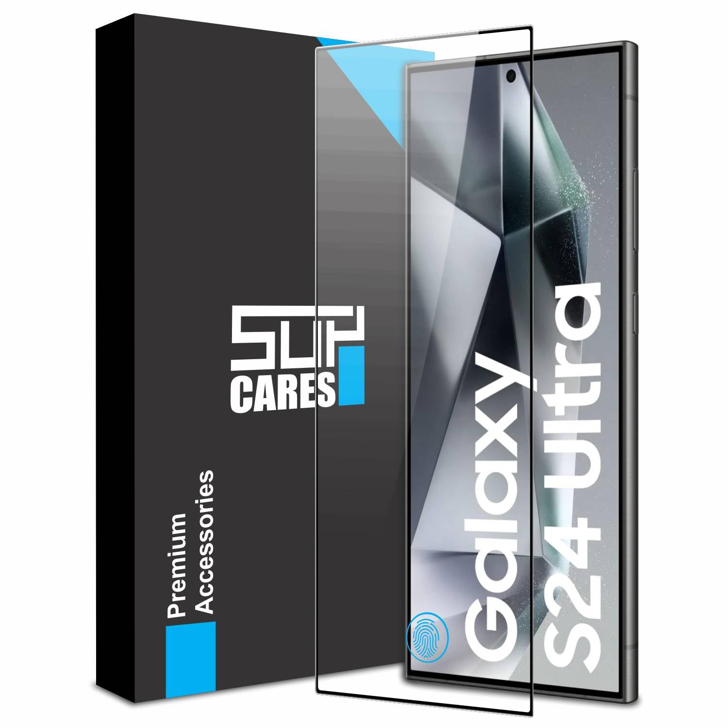 SupCares Tempered Glass for Samsung Galaxy S22 and Galaxy S23 (6.1 Inch) With Installation Kit | 9H Edge to Edge Screen Protector | Black — Amazon image 20