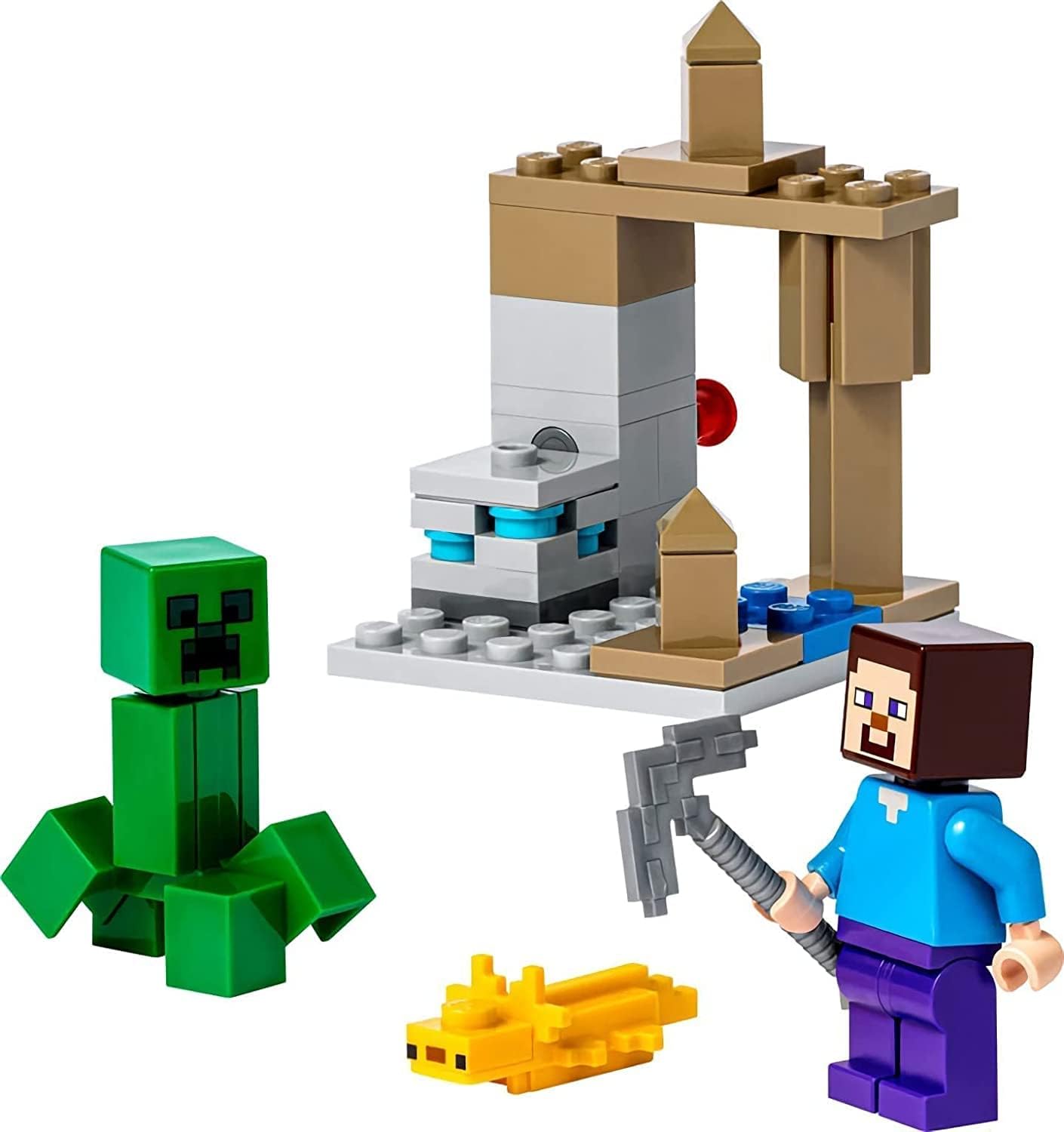 Minecraft Dripstone Cavern Polybag Steve Creeper 30647 Polybag