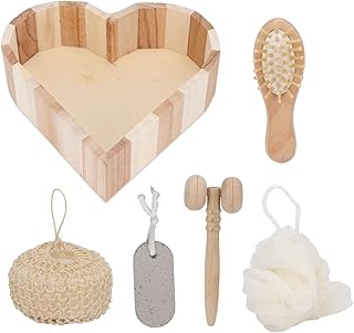 Conjunto de esfregão de chuveiro, conjunto de escova corporal de banho, conjunto esfoliante de esfregão de chão, luvas de chuveiro, pente de pedra-pomes, massageador de rosto, limpeza profunda, acessórios de banho para chuveiro de banho