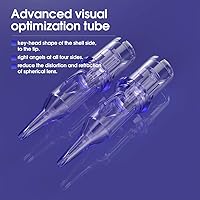 Vista 4 de Mast Tattoo 50Pcs Pro Tattoo Cartridge Needles Assorted Mixed Size Round Liner Shader Magnum 3RL 7RL 7RS 9RM 9M with Membrane Disposable Tattoo
