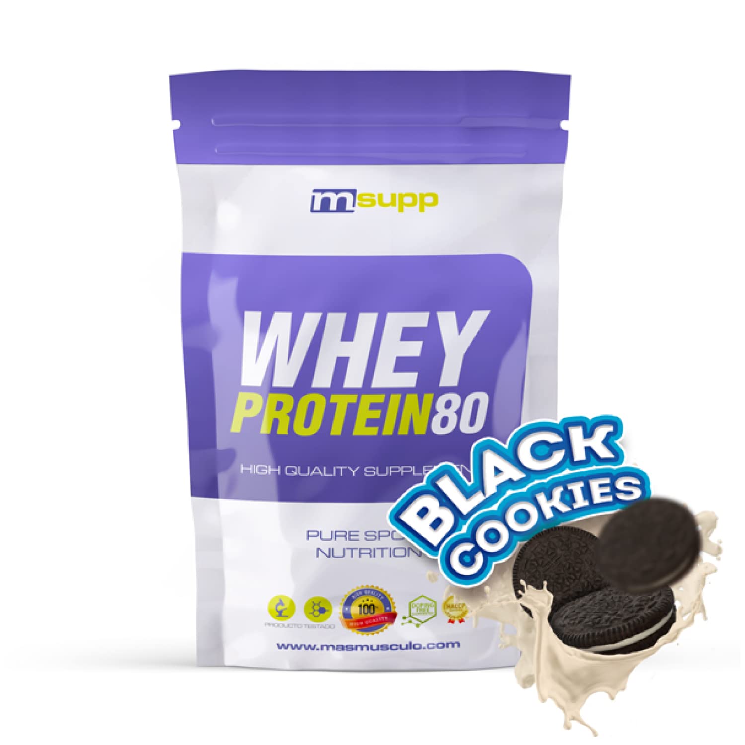 MASmusculo - Whey Protein80-500 g - Choco Surprise - Suplemento Deportivo Puro de Calidad - Proteína Whey - Con Lacprodan de Arla y Suero de Leche - Ayuda a Aumentar la Masa Muscular — view 61